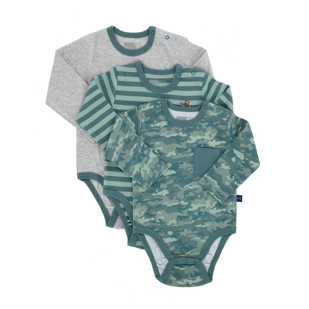 MT4726 - Body Manga Larga Pack 3 Niño