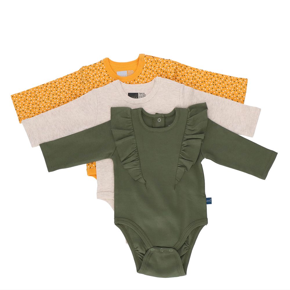 MT4766 - Body Manga Larga Pack 3 Niña
