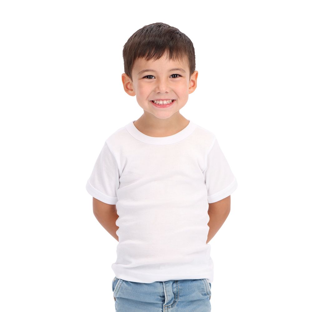 4600 - Camiseta Niño M/Corta Rib