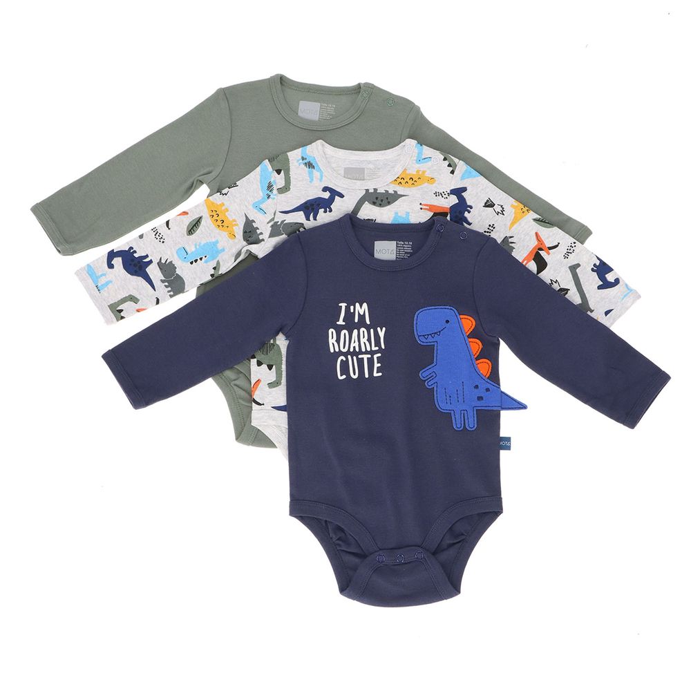 MT4789 - Body M/Larga Pack 3 Niño