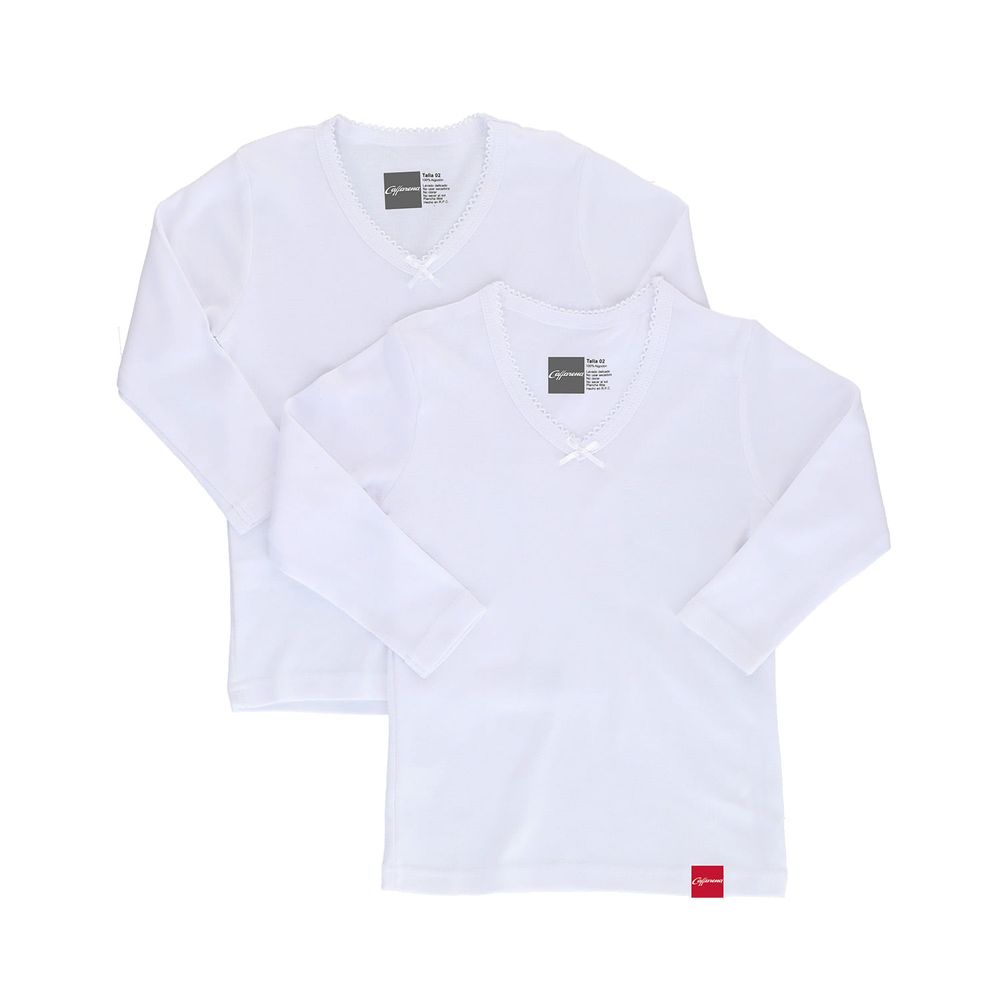 4523 - Camiseta Manga Larga Pack 2