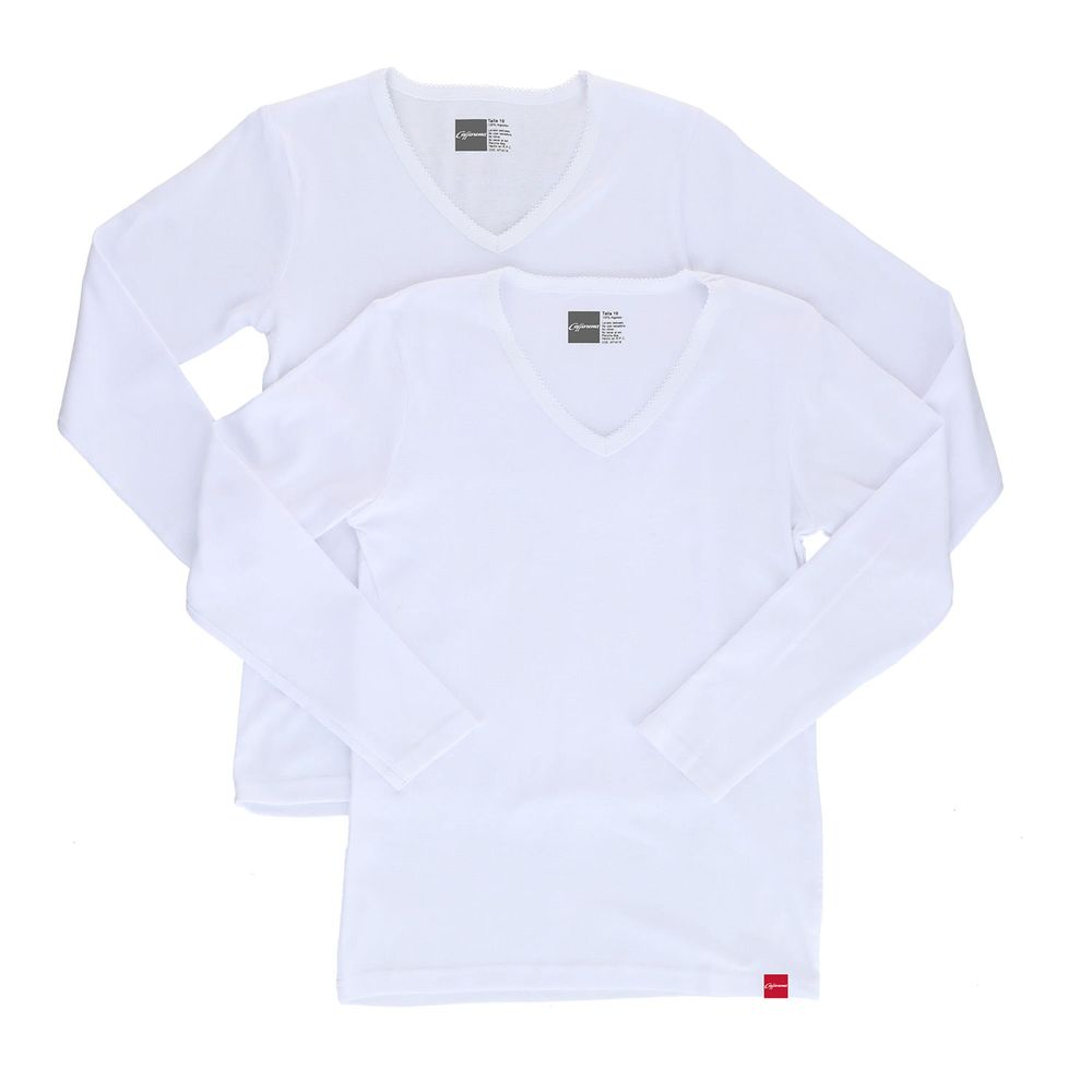 4524 - Camiseta Manga Larga Pack 2