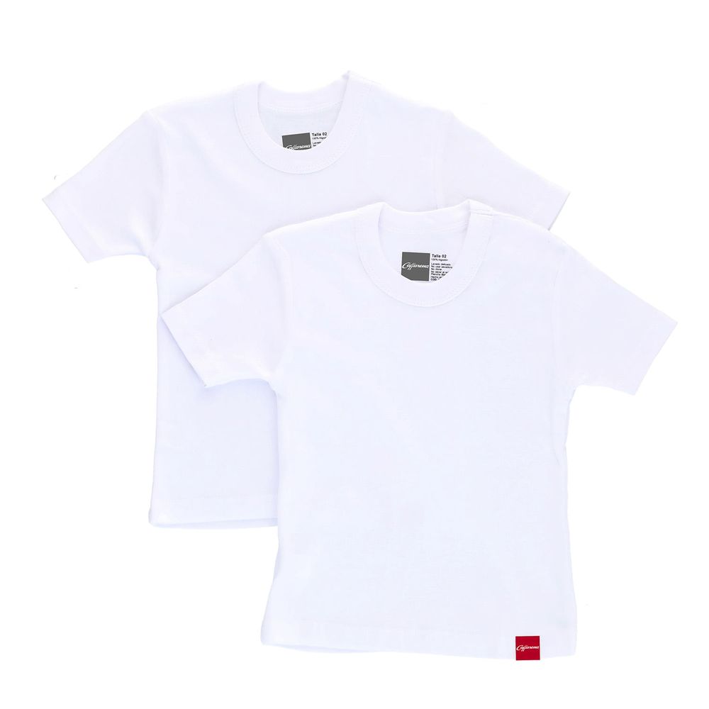 4526 - Camiseta Manga Corta Pack 2